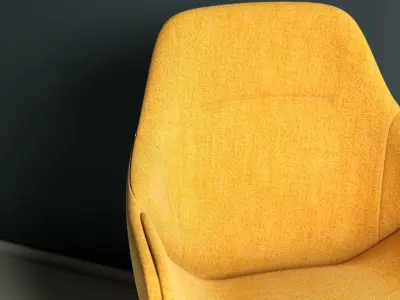 SP01 ANITA ARMCHAIR HIGH BACK 3D model