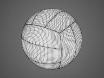 Volleyball ball 3D model order