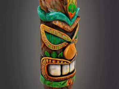 Tiki decor 3D print model