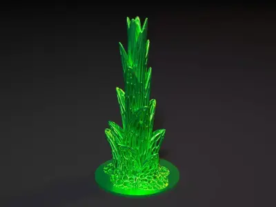Alien plant 3D print model