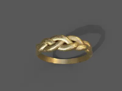 High-Quality 3D Ring Model Low-poly 3D model 12