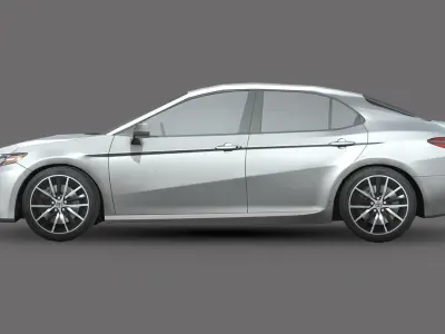 Toyota Camry LE Hybrid 2023 3D model