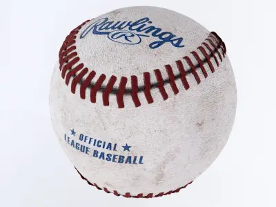 Rawlings  official league baseball Low-poly 3D model
