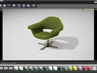 MolteniC Hi-Cove UE4 Low-poly 3D model