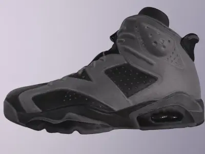 NIKE AIR JORDAN 6 SHOES PBR Low-poly 3D model