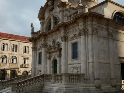 Dubrovnik Old Town Environment Low-poly 3D model