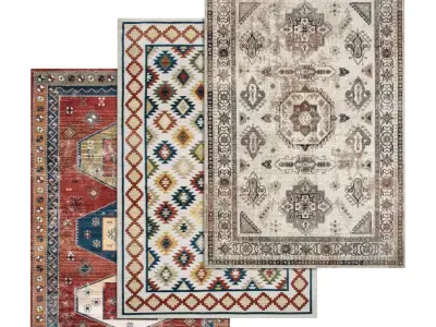 Rug Set 1293 3D model