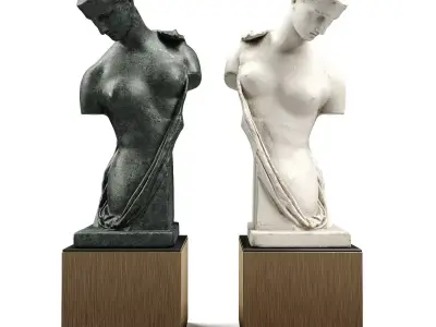 Aphrodite Psyche sculpture 3D model