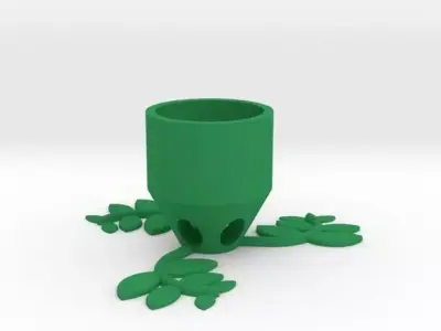 Small Plant Pot - medium Free 3D print model