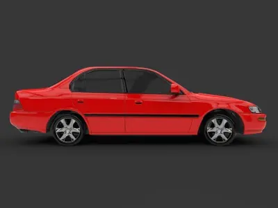 Toyota corolla 1997 3D model