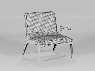 Politura Armchair 65x63x75 Low-poly 3D model