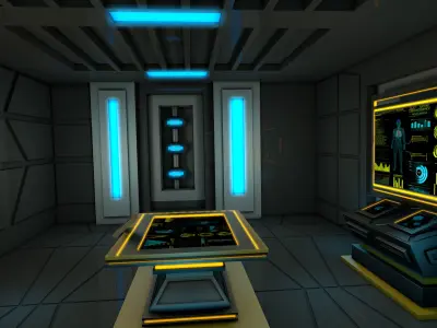 Control Room 3D model