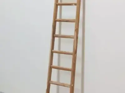 scala in legno by NDIOUR Free low-poly 3D model