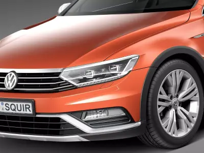 Volkswagen Passat Alltrack 2016 3D model