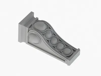 Scroll Corbel 48 - 3D Printable 3D model