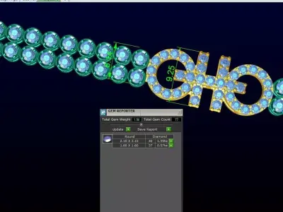 Brand Bracelet 3D print model