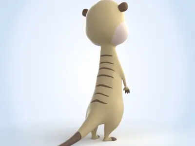 Meerkat 3D model