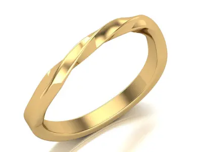 Engagement rings 3D print model 2