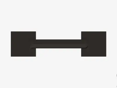 Soap Dish - Wall - Luxury - Round - Square Plate Low-poly 3D model