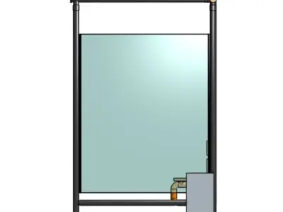 3d bus sation 3D model