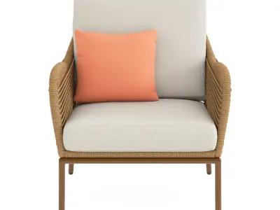 Terrell Patio Seating Set 3D model