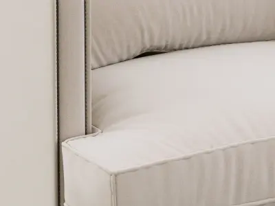 Restoration Hardware Easton Upholstered Chair 3D model