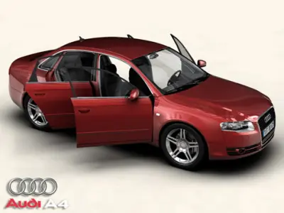 Audi A4 Sedan 2005 3D model