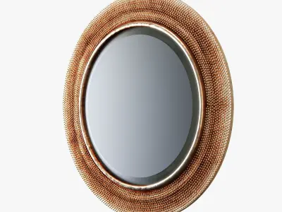 Howard Elliott collection yukon champagne silver mirror 3D model