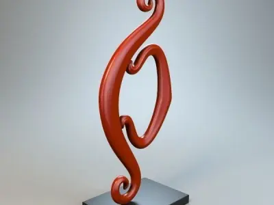 Abstract Figure 3D model 19