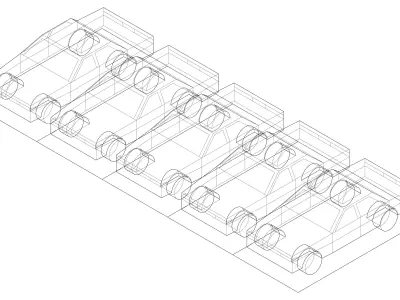 Simple Car 3D model purchase