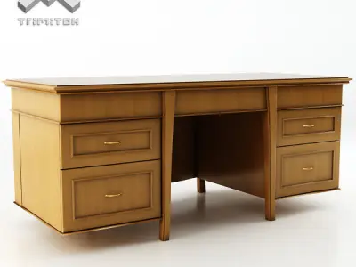 Writing desk - Summer 3D model