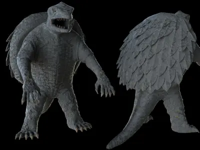 Gamera 1965 3D model