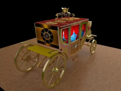 Chinese carriage   3D model