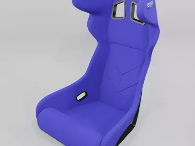 Bimarco Dynamic Racing Bucket Seat Blue 3D model