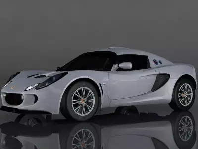Lotus Exige Cup 240 Low-poly 3D model