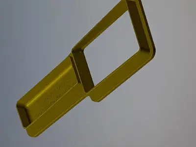 1967-1968 Auto Mustang or Cougar Console to 4spd Shifter Bezel  3D print model