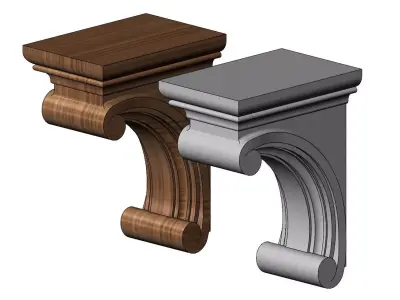 Simple Madeline Corbel 3D print model