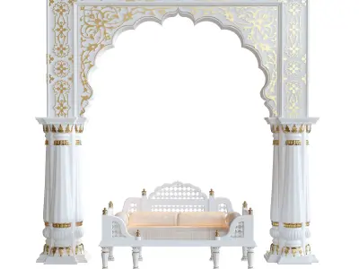 ARCHWAY gold indian 3D model