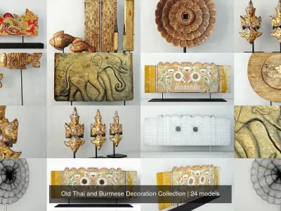 Old Thai and Burmese Decoration Collection