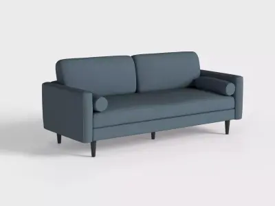 3-seater fabric sofa Stylish and Comfortable Sofa Free 3D model