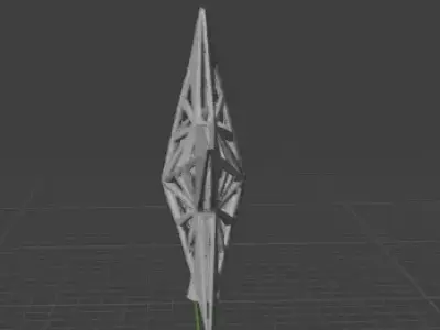 Christmas Mesh Star Ornament 3D Printable Holiday Decoration 3D print model