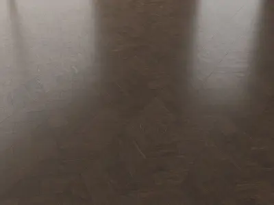 Parquet Oak Lawson Brushed set 6 3D model