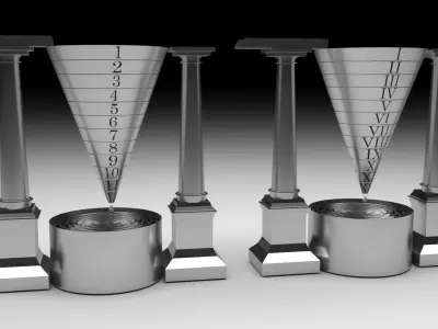 Water Clocks 3D model