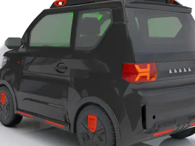 New energy electric mini EV GB mini car 2022 3D model