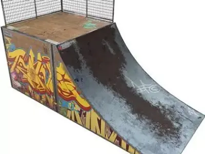 diorama skate park track 3D print model