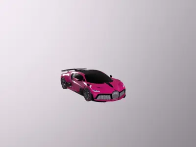 bugatti-divo-2019-tk282 Low-poly 3D model
