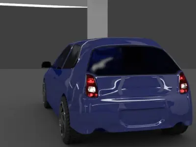 Mitsubishi colt 5 3D model