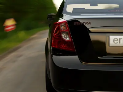 Gentra RedLine 2015 Low-poly 3D model