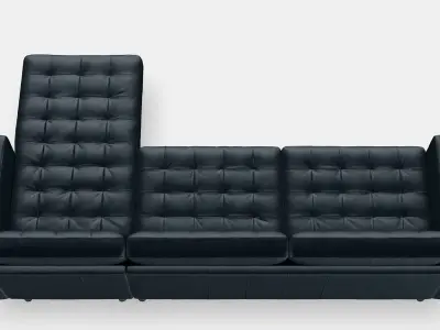 LANDSKRONA 4-seat sofa 2 Low-poly 3D model