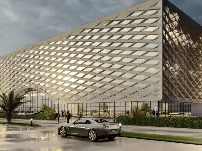 Modern Shopping Mall Revit Design 3D model